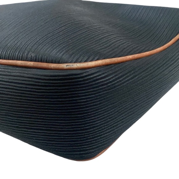 Salvatore Ferragamo Vintage Black Brown Leather Crossbody Handbag - Picture 8 of 13